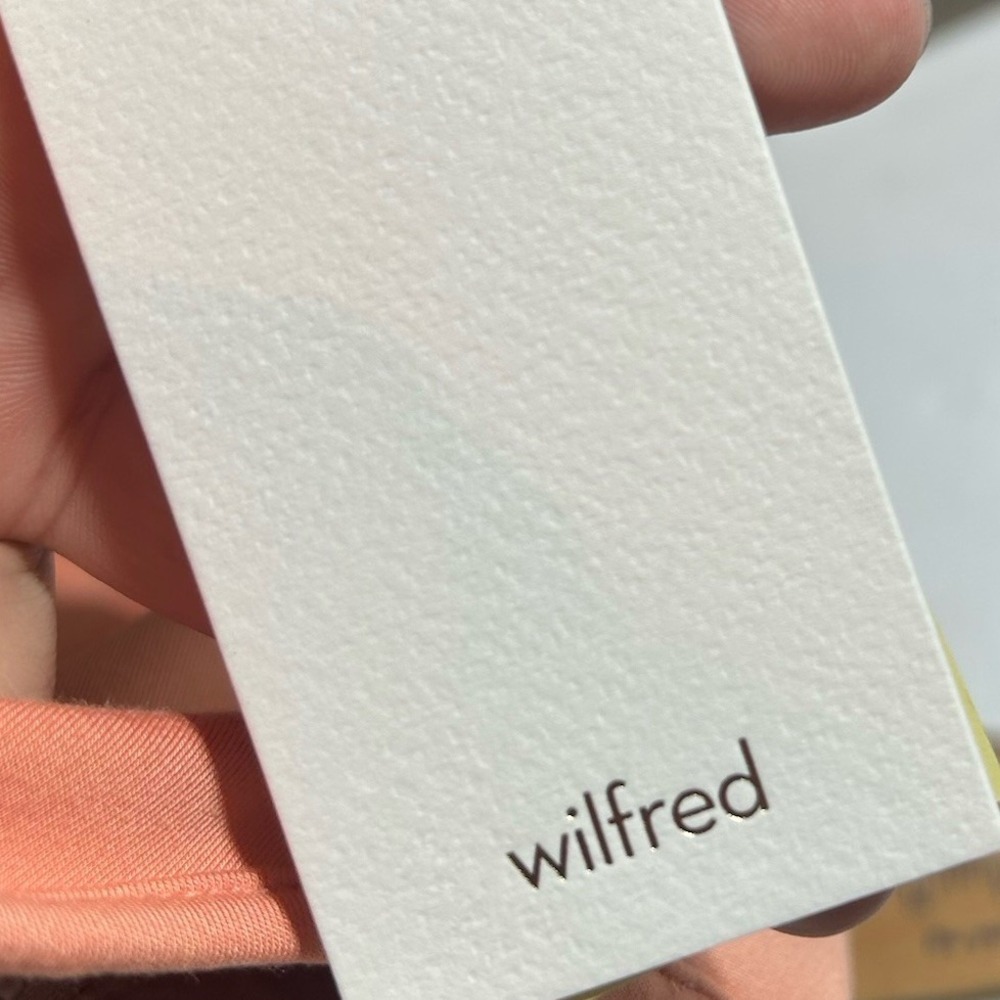 NEW Aritzia Wilfred Women's Market Mini Dress Sunfaded Coral Size Medium $68 - Picture 4 of 5